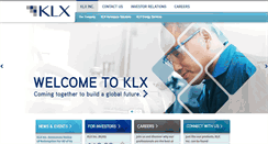 Desktop Screenshot of klx.com